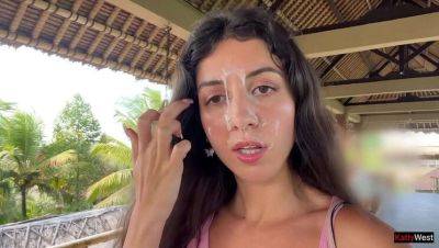 Cum Covered Delight in Public Cafe with Katty West on youpornvideos.one