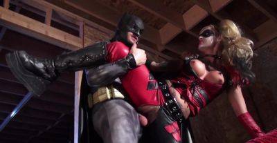 DC series with Batman tearing Harleyqueen's pussy in insane positions on youpornvideos.one