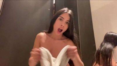 Latin Babe Marianamx Caught Jerking Off in Store Fitting Room on youpornvideos.one