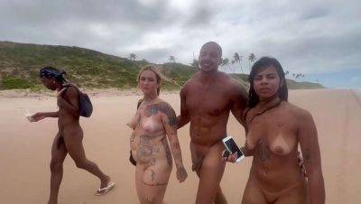 Nude Beach Fun with Hot Teens in Bahia on youpornvideos.one