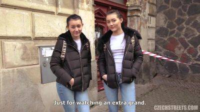 Czech Streets – Naive Sexy Young Twins - Czech Republic on youpornvideos.one