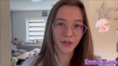 VLOG Really young German babe Emmi Hill jerks off on the picnic - Germany on youpornvideos.one