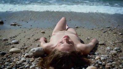 Cindy at the Nude Beach Alone on youpornvideos.one