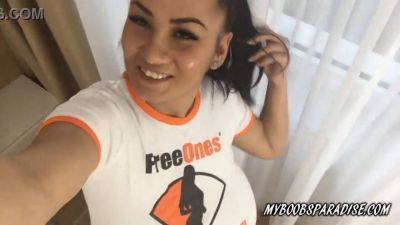 Helen Star's Huge Tits Bounce While Taking a Selfie on youpornvideos.one