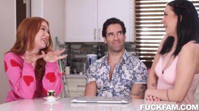 Virgins For Valentines With Madison Spears, Ken Feels And Riley Jean - Madison on youpornvideos.one