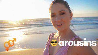 Have you Ever Been Blown on the Beach? POV Rebecca Volpetti & Jason Love at Arousins on youpornvideos.one