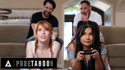 PURE TABOO Unhappily Married DILFs Grow Strong Desire For Stepdaughters Madi Collins & Summer Col on youpornvideos.one