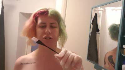 Alternative Girl Shaves Head on youpornvideos.one