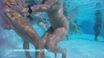 Hot Older Couple Arouses Each Other Underwater on youpornvideos.one