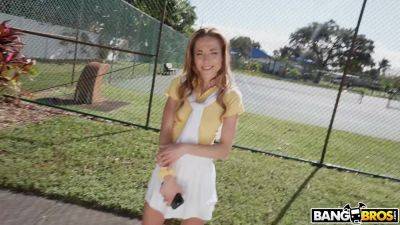 Getting picked-up by a stranger, Alexis James goes full slut after tennis on youpornvideos.one