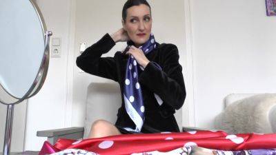 5 New Satin Scarves - Germany on youpornvideos.one