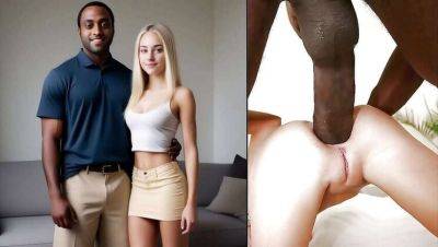 My Stunning Blonde Spouse Engulfed in Flames by Her Enormous Black Lover - BBC Surprise! on youpornvideos.one