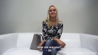 Czech blonde, Veronika is moaning from pleasure while getting fucked during a porn video casting - Czech Republic on youpornvideos.one