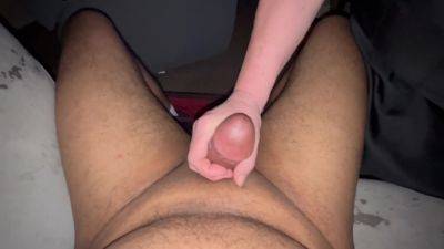 Hand Job Cock Stroking And Cum On My Balls on youpornvideos.one