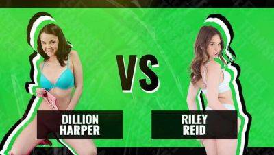 TeamSkeet's Babes Showdown: Riley Reid vs. Dillion Harper - Who Gets the Ultimate Cum Shot Prize? on youpornvideos.one