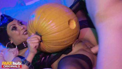 Asian Cutie Polly Pons at College Halloween Party: Pumpkin Pumping & Intimate Encounter - Thailand on youpornvideos.one