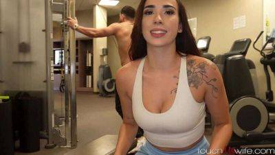 Hot Latin Lady Gaby Ortega Has a X-Rated Encounter at the Hotel Gym on youpornvideos.one