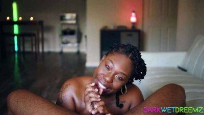 Ebony BBW Bombshell Gives Explicit Blowjob & Cum-Filled Facial on youpornvideos.one