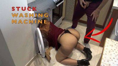 Dumb Maid Trapped in Washing Machine on youpornvideos.one