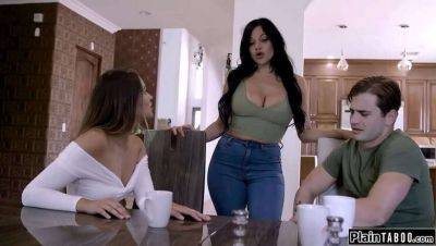 Step-Mom Taboo: Nathan, Gizelle, & Mona in Forbidden Threesome on youpornvideos.one