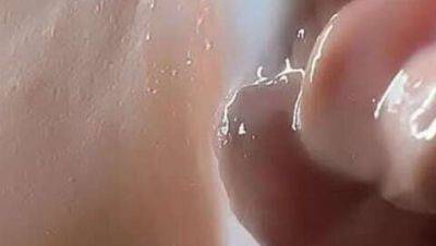 Enter her twice, unleash the cream: A close-up creampie experience. Amateur, shaved, teen delight on youpornvideos.one