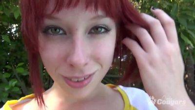 Young Redhead Zoey Nixon Takes Hardcore Action with Older Man on youpornvideos.one