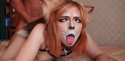 Cute Redhead Fox Deepthroat and Hard Fu on youpornvideos.one