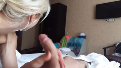 Hot Russian Blonde MILF Rides Big Dick and Sucks It Hard in Hotel Room - Russia on youpornvideos.one