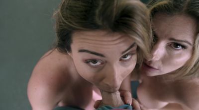 Erotic dick sharing POV kinks cause these fine blondes the best outcome on youpornvideos.one