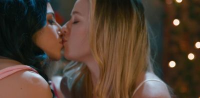 Teen finds stepmommy and bff fool around on youpornvideos.one