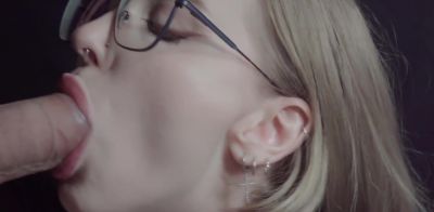 Close Up: Blowjob from Moaning Schoolgirl Pulsating Cock Cum in Mouth on youpornvideos.one