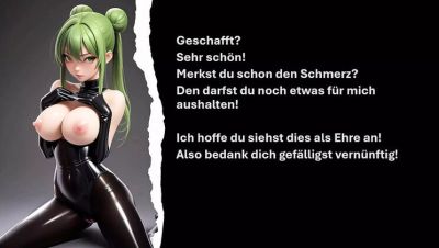 Rubber Cock Humiliation - German Femdom JOI with CBT Torture & CEI - Germany on youpornvideos.one