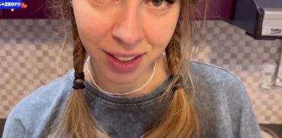 The flatmate-girl doesn't mind periodic fucking in the kitchen and get cum in her mouth and pigtails on youpornvideos.one