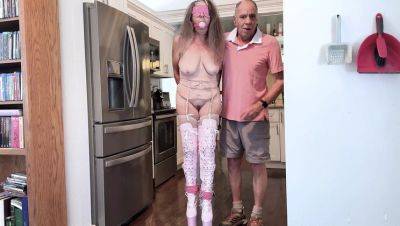 AmelieRMoreau Blindfolded & Gagged in Hot BDSM Bondage - Small Tits Jewish Babe in Stockings - Usa on youpornvideos.one