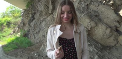 Shy and Tight Outdoor Fuck. on youpornvideos.one